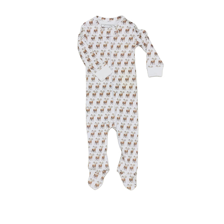 Parker Festive Deer Zip PJ