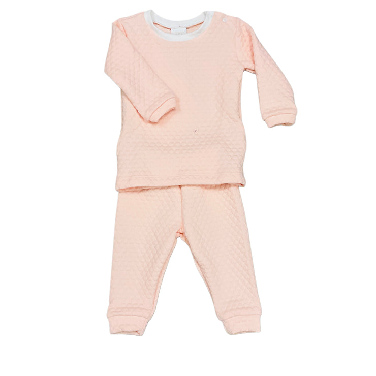 Pink Quincy Quilted Sweatsuit