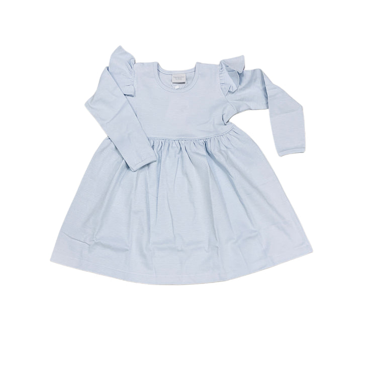 Blue Mini Stripe Dress/Wings