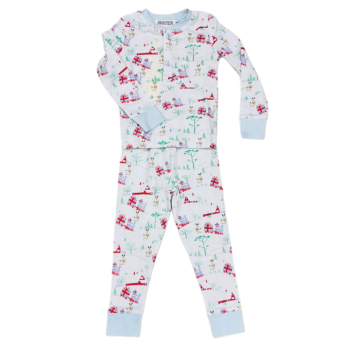 Christmas Train PJ Ishtex