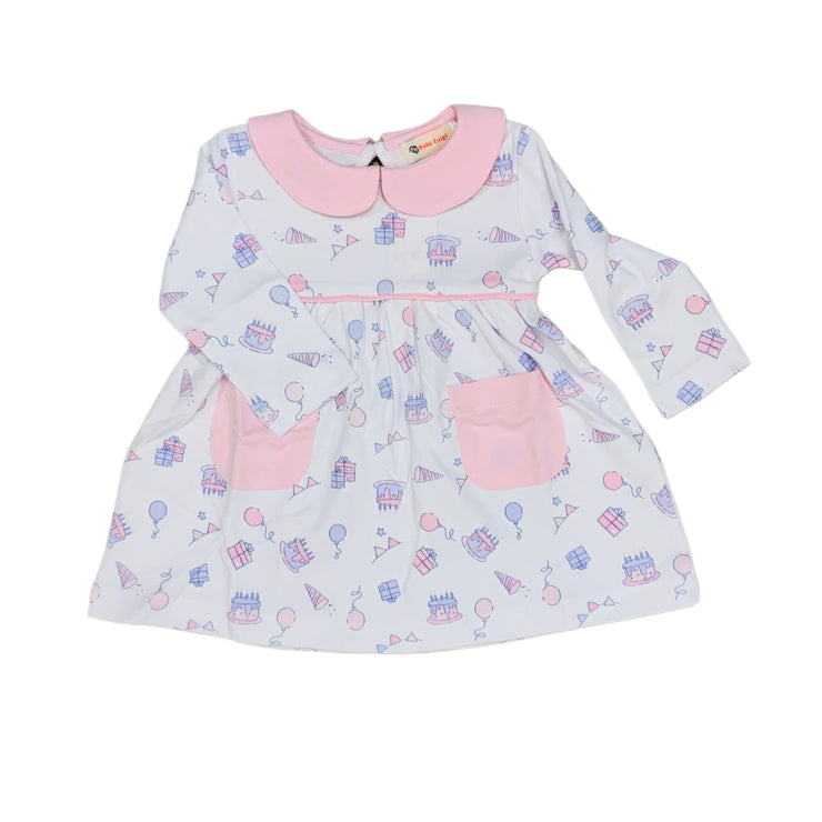 Bday Print Pocket Dress