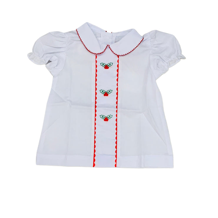 White Sarah Mistletoe Dress
