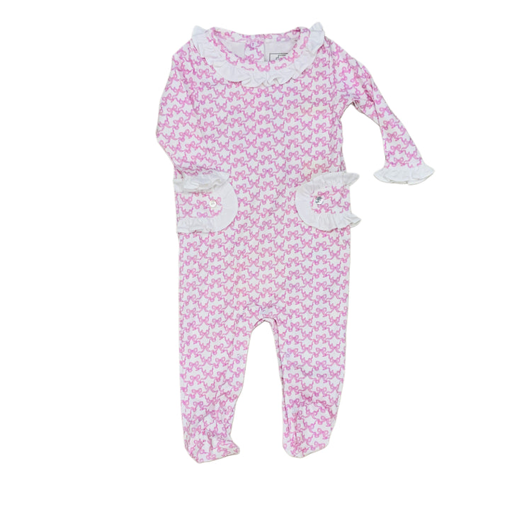 Pretty Pink Bows Lucy Footie