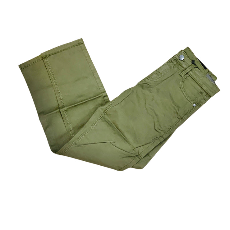 Olive 5 Pkt Slim Fit Pant