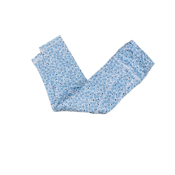 Mini Blue Floral Leggings
