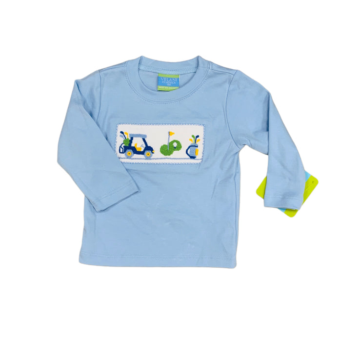 Lt Bl Golf LS T-shirt