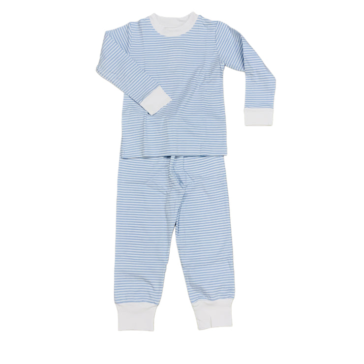 Blue Stripe Cuff PJs 25
