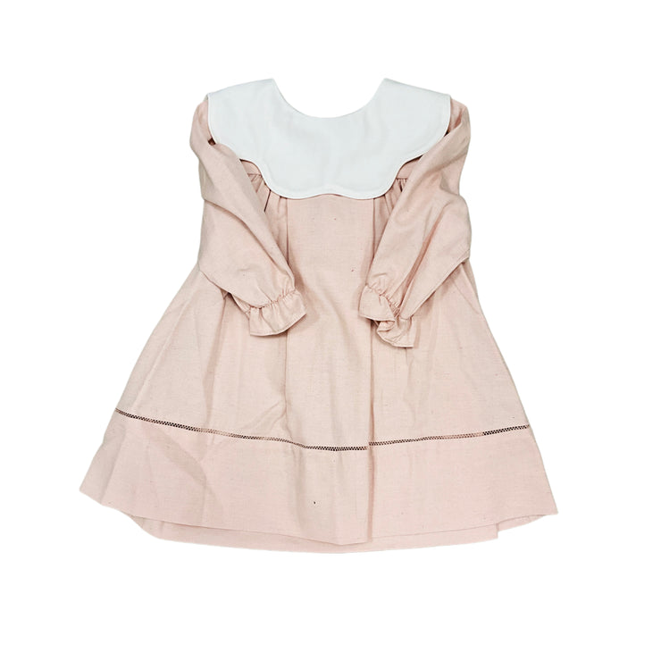 Frosty Twill PK Scallop Dress