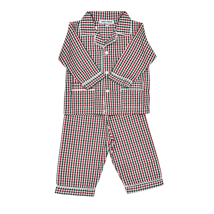 Red/Green Gingham PJs SD