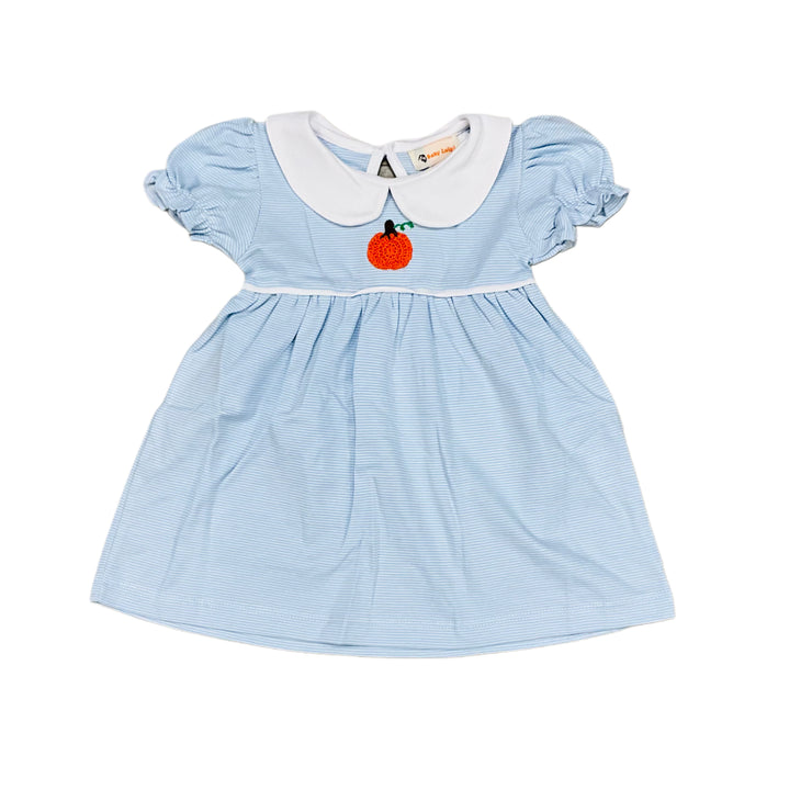 Pumpkin Croch Blue Strp Drs 25