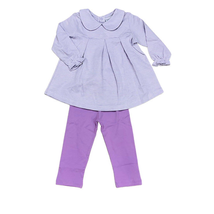 Lavender Stripe Legging Set
