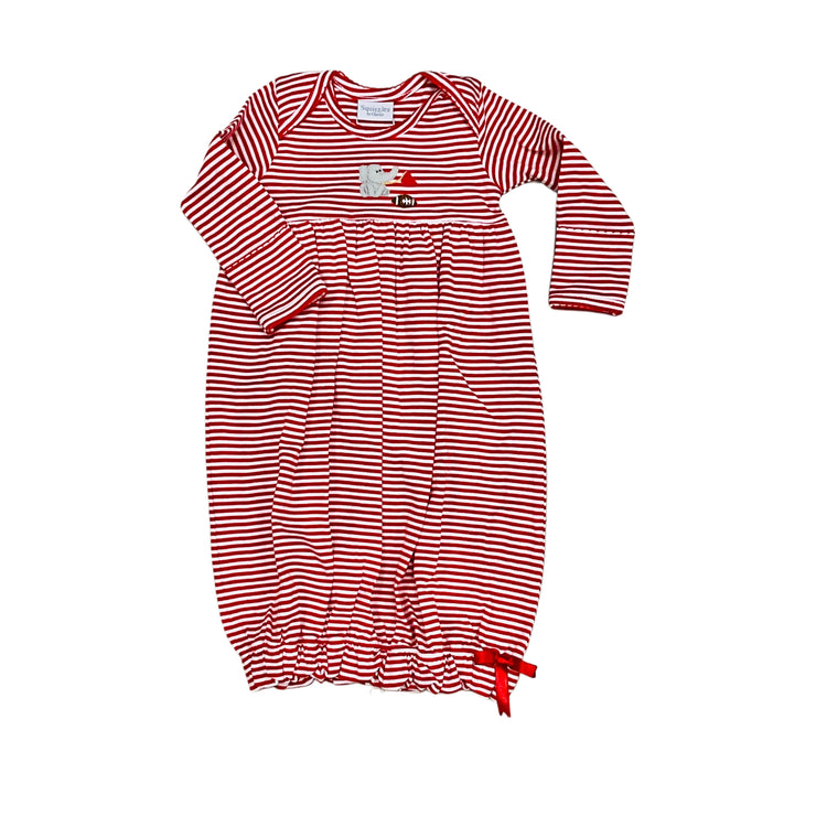 Elephant/Flag Red Stripe Daygown