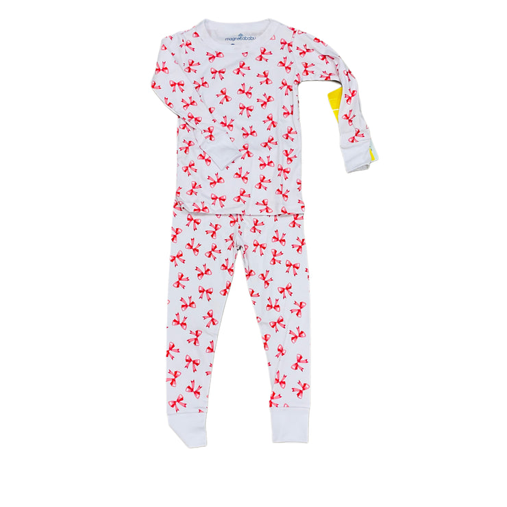 Rd Scarlett Bow Long PJ