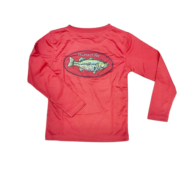 Cayenne Bass LS Perf Tee
