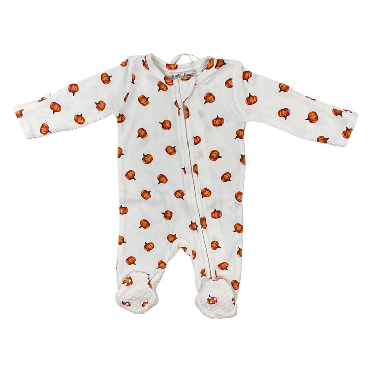 Lil Pumpkins Zipper Footie