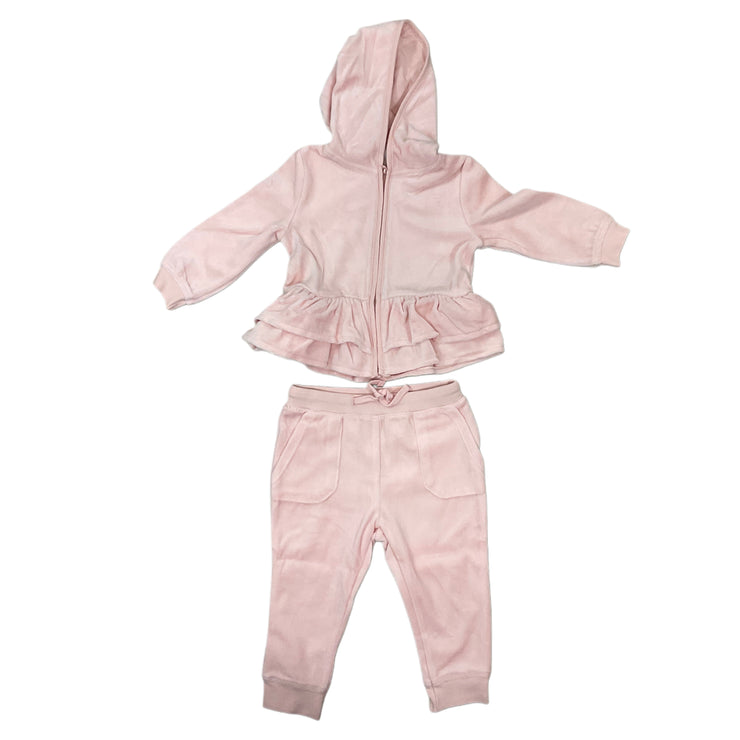 Pk Teddy Bear Zip Hoodie Set