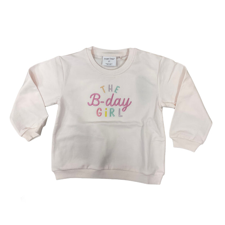 Pk Puffy LS Sweat Bday Emb