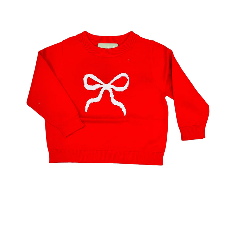 Red Bow Sweater