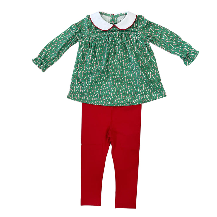 Morgan Legging Set Candy Cane