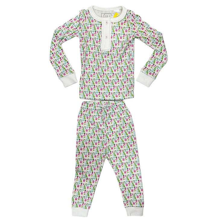 Alden Mod Holiday Pink PJ Set